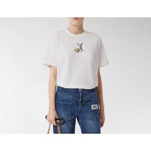 Burberry Deer Print T-shirt